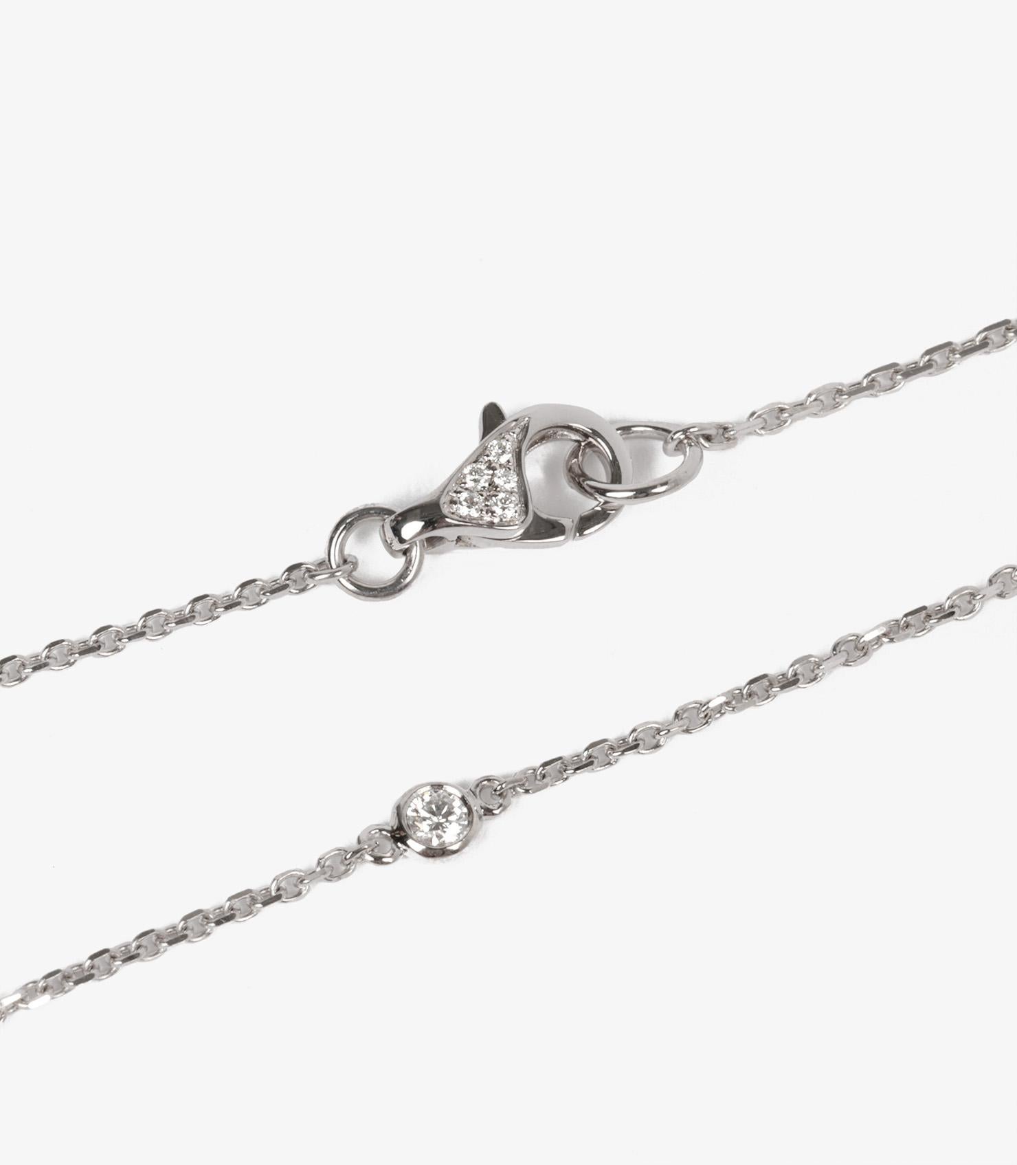 Boodles 0.90ct Ashoka Diamond Halo Platinum Necklace In Excellent Condition In Bishop's Stortford, Hertfordshire