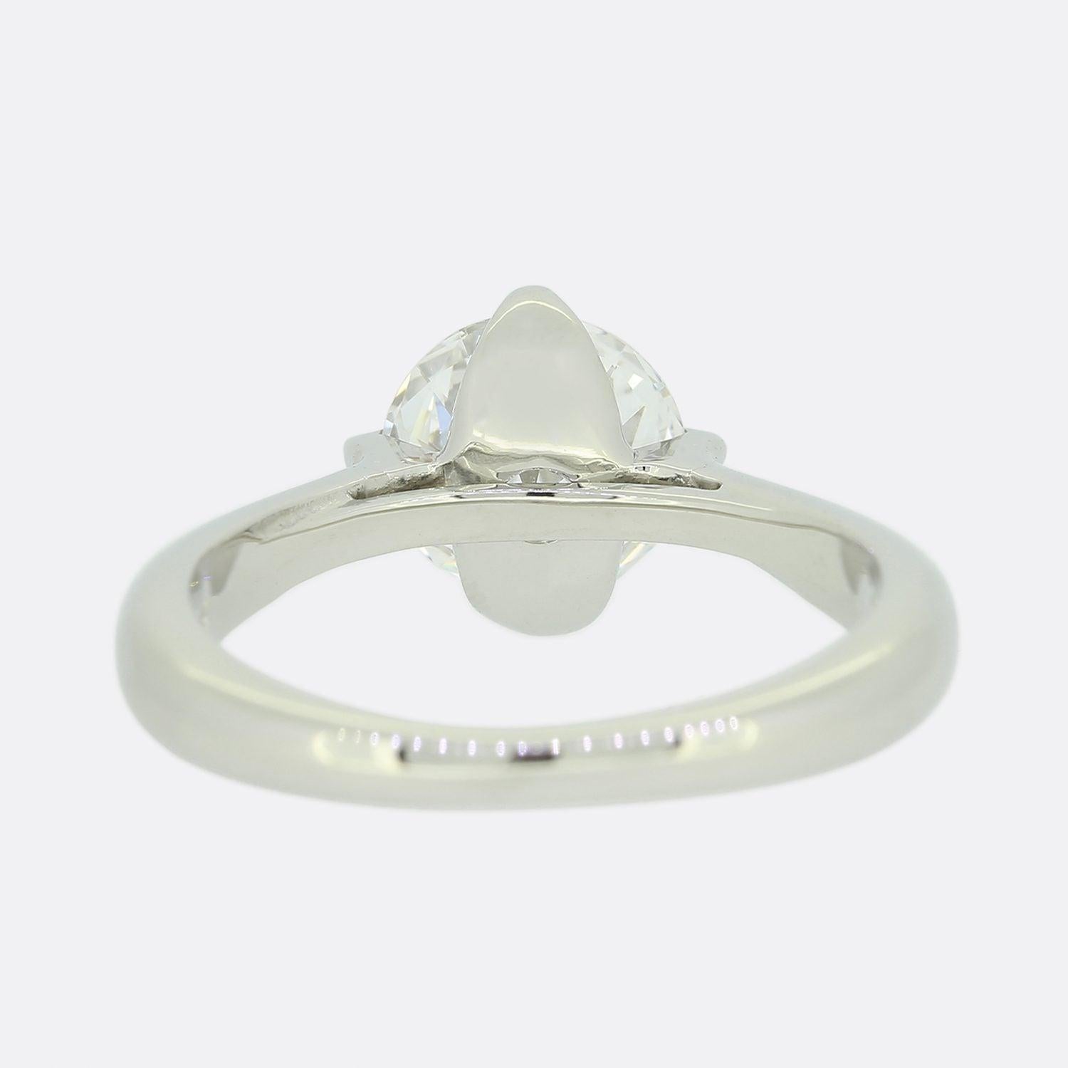 Brilliant Cut Boodles 1.40 Carat Brilliance Engagement Ring For Sale