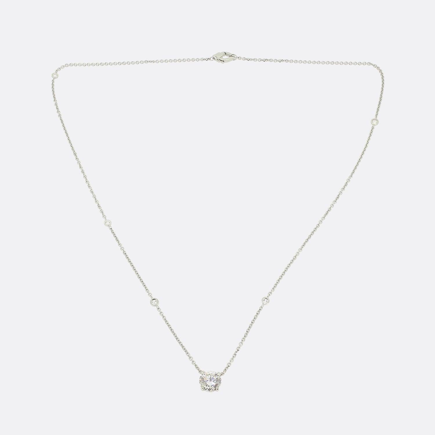 Collar de diamantes Boodles de 1,70 quilates en Excelente estado para la venta en London, GB