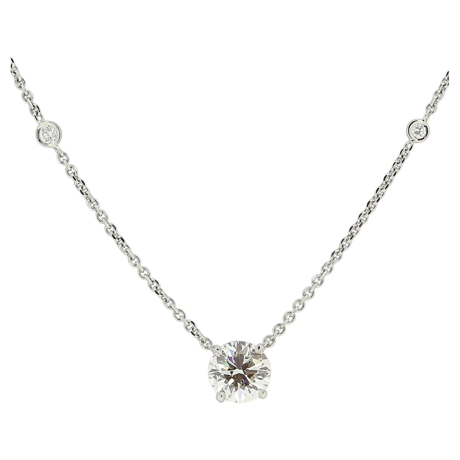 Boodles 1.70 Carat Diamond Necklace For Sale