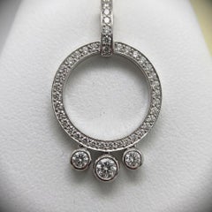 Boodles 2-Karat-Diamant-Ohrringe aus Platin in Tropfenform