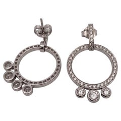 Boodles 2-Karat-Diamant-Ohrringe aus Platin in Tropfenform
