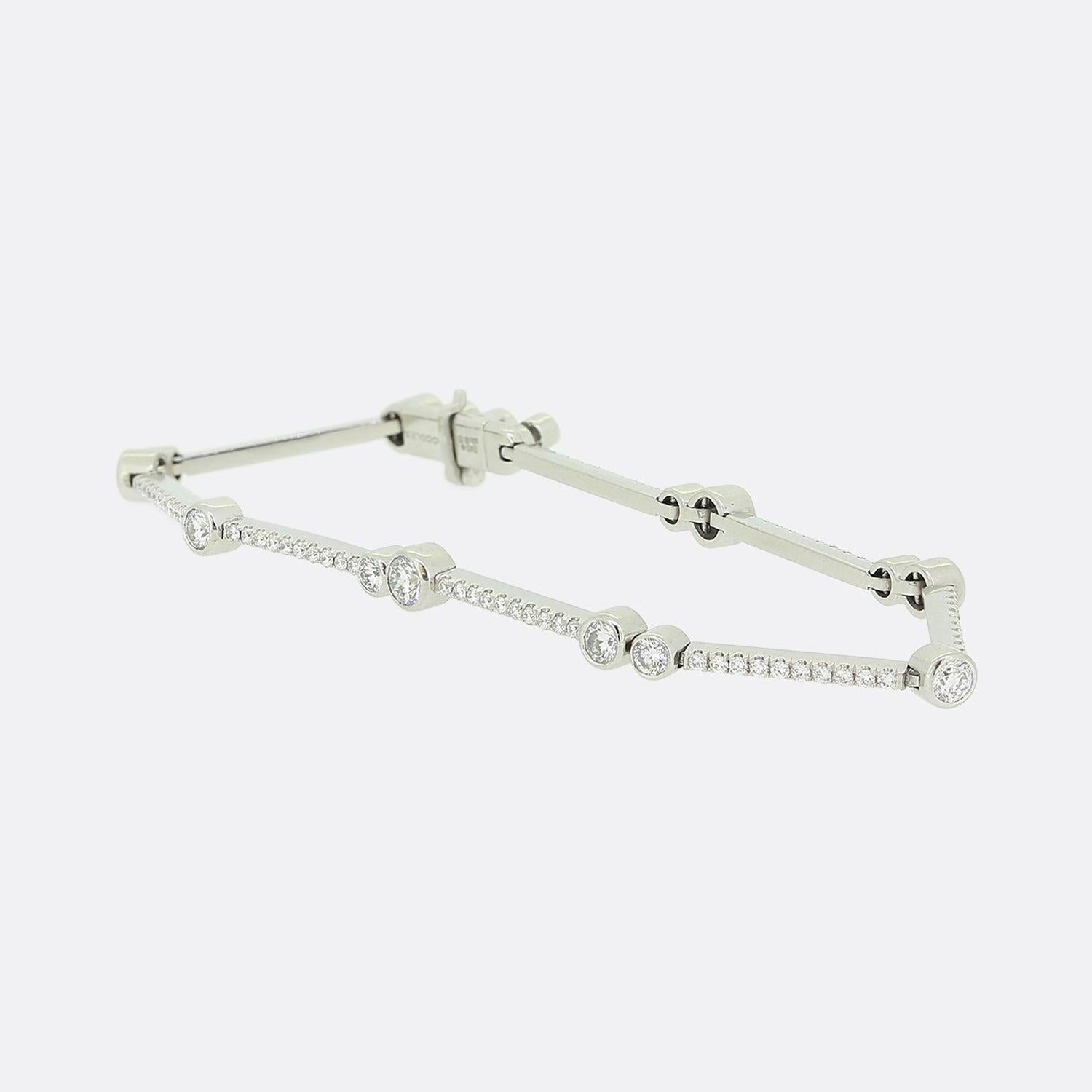 Boodles Wasserfall-Armband mit 2,00 Karat Diamanten (Zeitgenössisch)