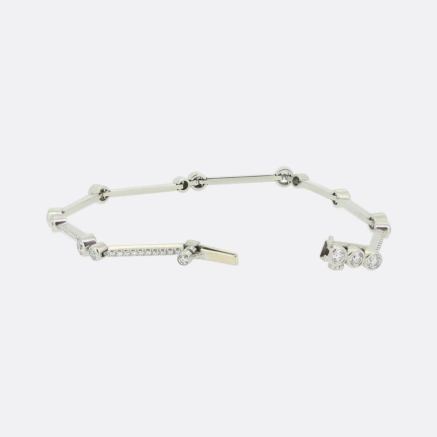 Boodles Wasserfall-Armband mit 2,00 Karat Diamanten (Brillantschliff)
