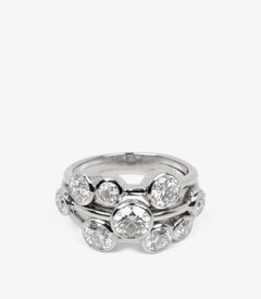 Boodles 2.94ct Brilliant Cut Diamond Platinum Raindance Ring