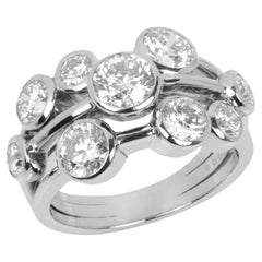 Boodles 2.94ct Brilliant Cut Diamond Platinum Raindance Ring
