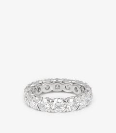 Boodles Brilliant Cut 6.01ct Diamond Platinum Full Eternity Ring