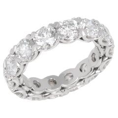 Boodles Brillantschliff 6,01 Karat Diamant Platin Eternity-Ring