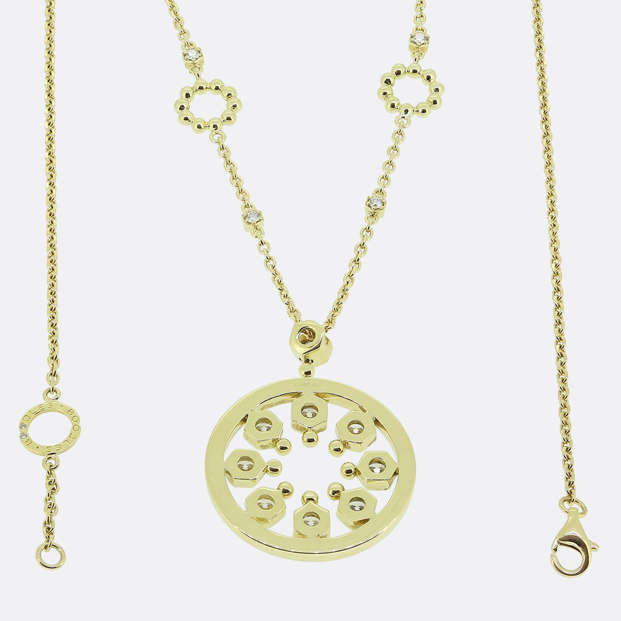 Taglio brillante Collana di diamanti Boodles Circus in vendita