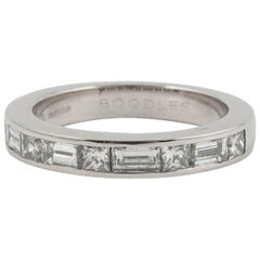 Boodles Diamond Half Eternity Ring in Platinum