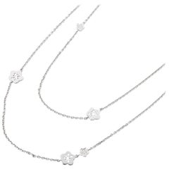 Boodles Diamond Long Blossom Halskette
