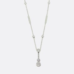 Boodles Diamond Waterfall Pendant Necklace