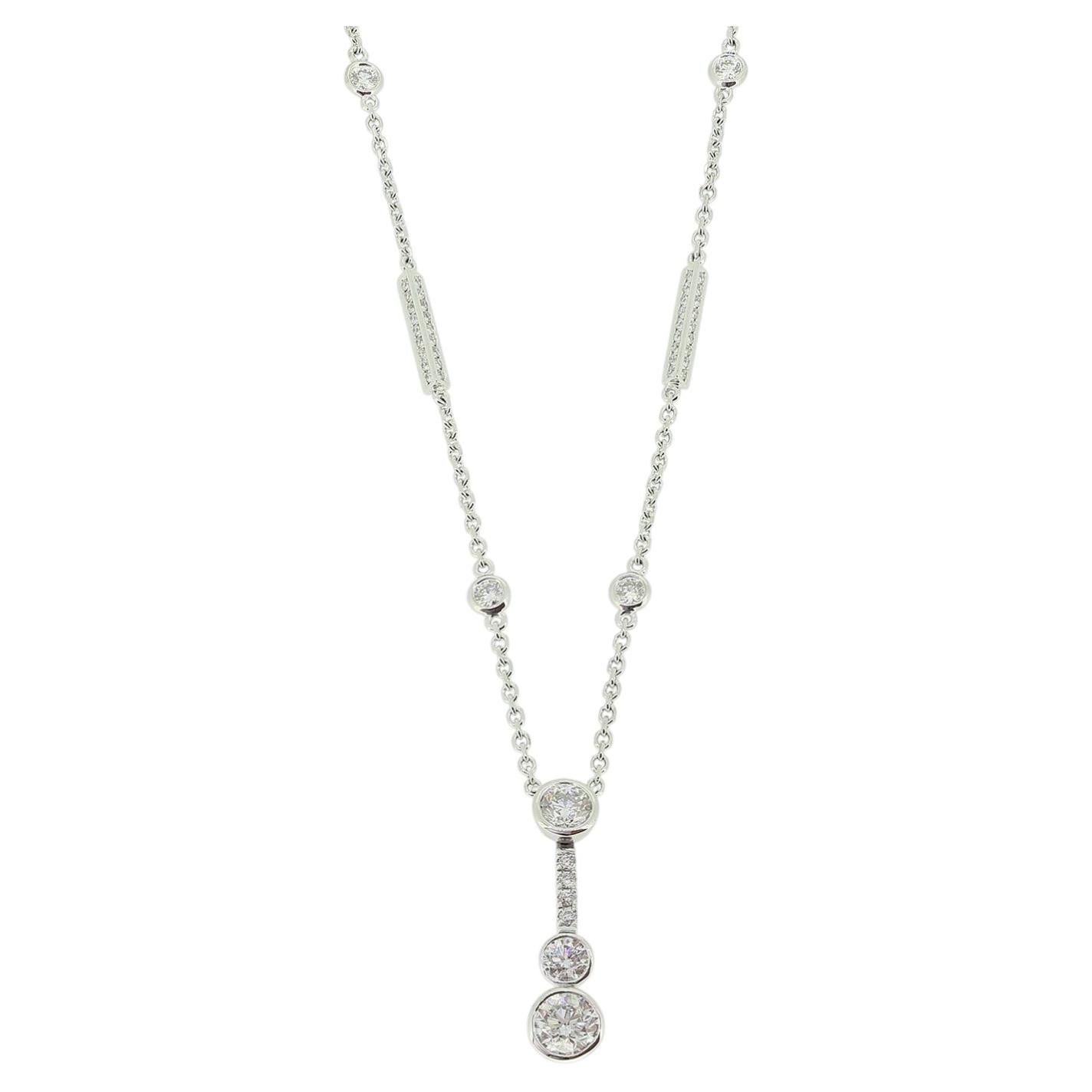 Collana con ciondolo "Diamond Waterfall" di Boodles in vendita