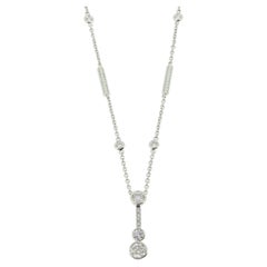 Boodles Diamond Waterfall Pendant Necklace