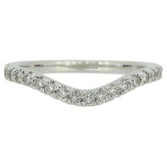 Boodles Diamond Wishbone Wedding Band Ring