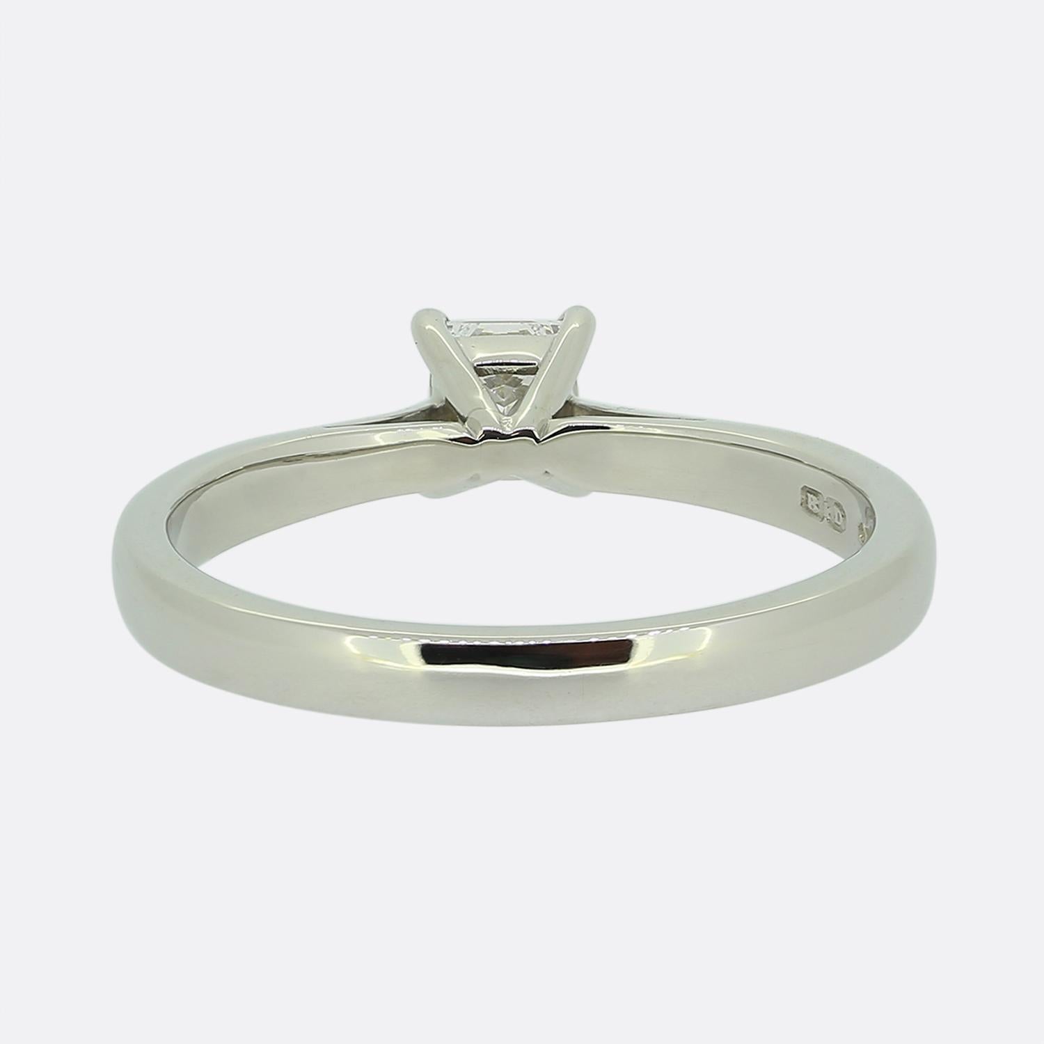 Boodles & Dunthorne, bague de fiançailles avec diamant de 0,40 carat Excellent état - En vente à London, GB
