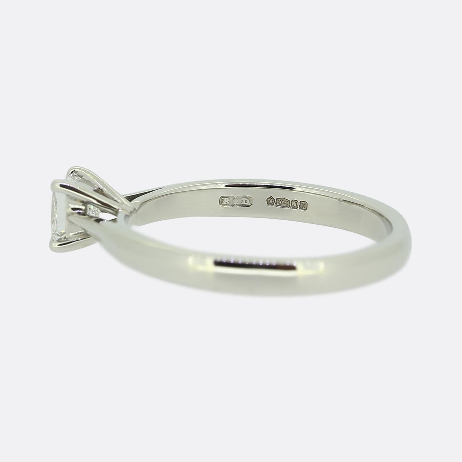 Women's or Men's Boodles & Dunthorne 0.40 Carat Diamond Engagement Ring For Sale