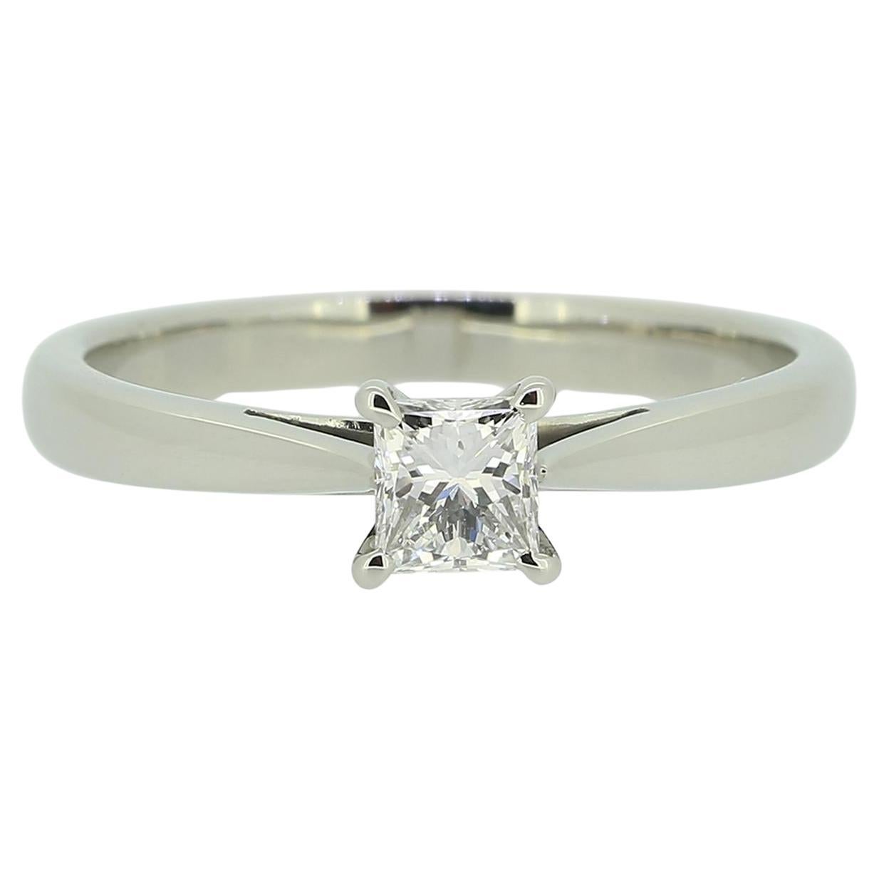 Boodles & Dunthorne, bague de fiançailles avec diamant de 0,40 carat en vente