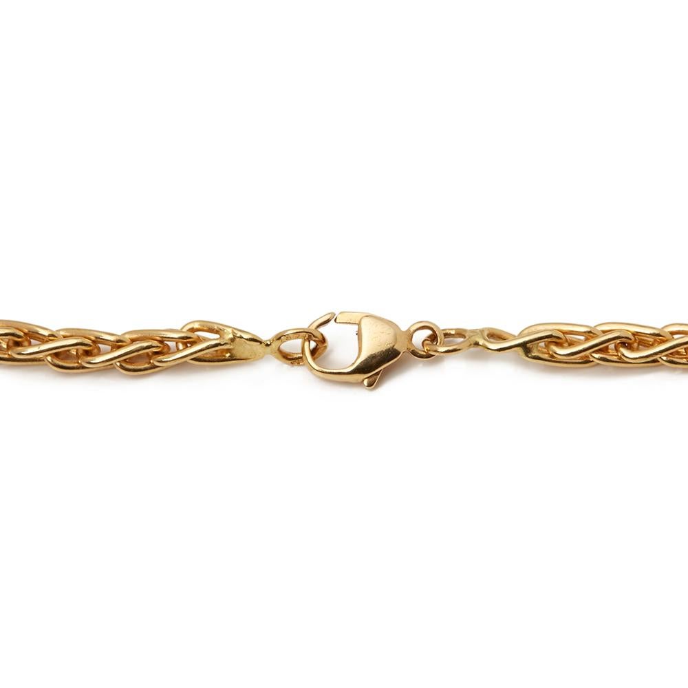 Xupes Code: COM1950
Brand: Boodles
Description: 18k Yellow Gold Diamond Hug Necklace
Accompanied With: Box Only
Gender: Ladies
Pendant Length: 2cm
Pendant Width: 2cm
Clasp Type: Lobster
Condition: 9
Material: Yellow Gold
Total Weight: 22.76g

When