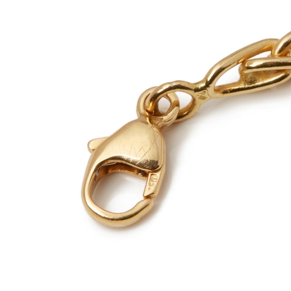 Women's Boodles & Dunthorne 18 Karat Yellow Gold Diamond Hug Pendant Necklace