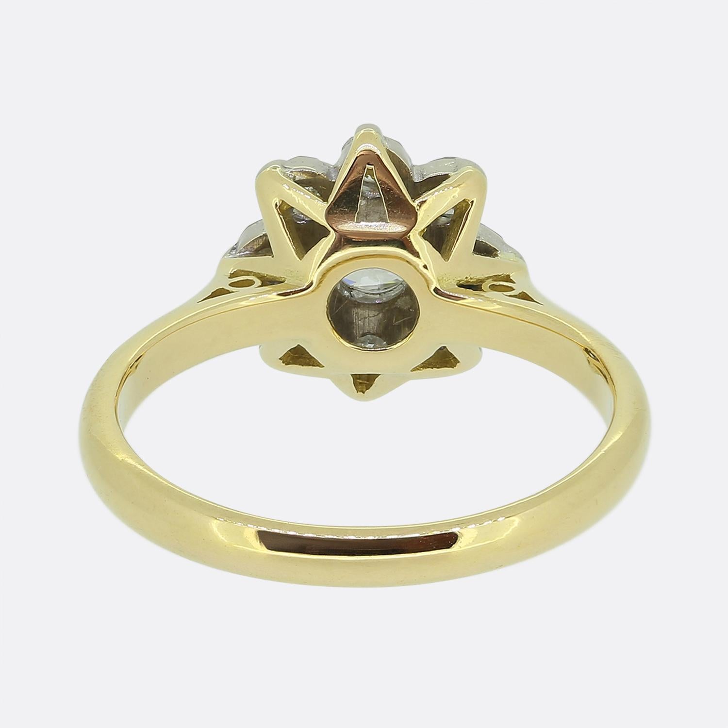 Boodles & Dunthorne Diamond Cluster Ring In Excellent Condition In London, GB