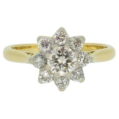 Used Boodles & Dunthorne Diamond Cluster Ring