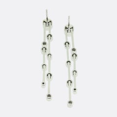 Pendientes largos de diamantes Boodles Raindance