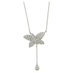 Collana con ciondolo a farfalla con pavé di diamanti di Boodles