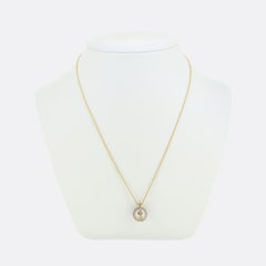 Boodles Pearl and Diamond Pendant Necklace