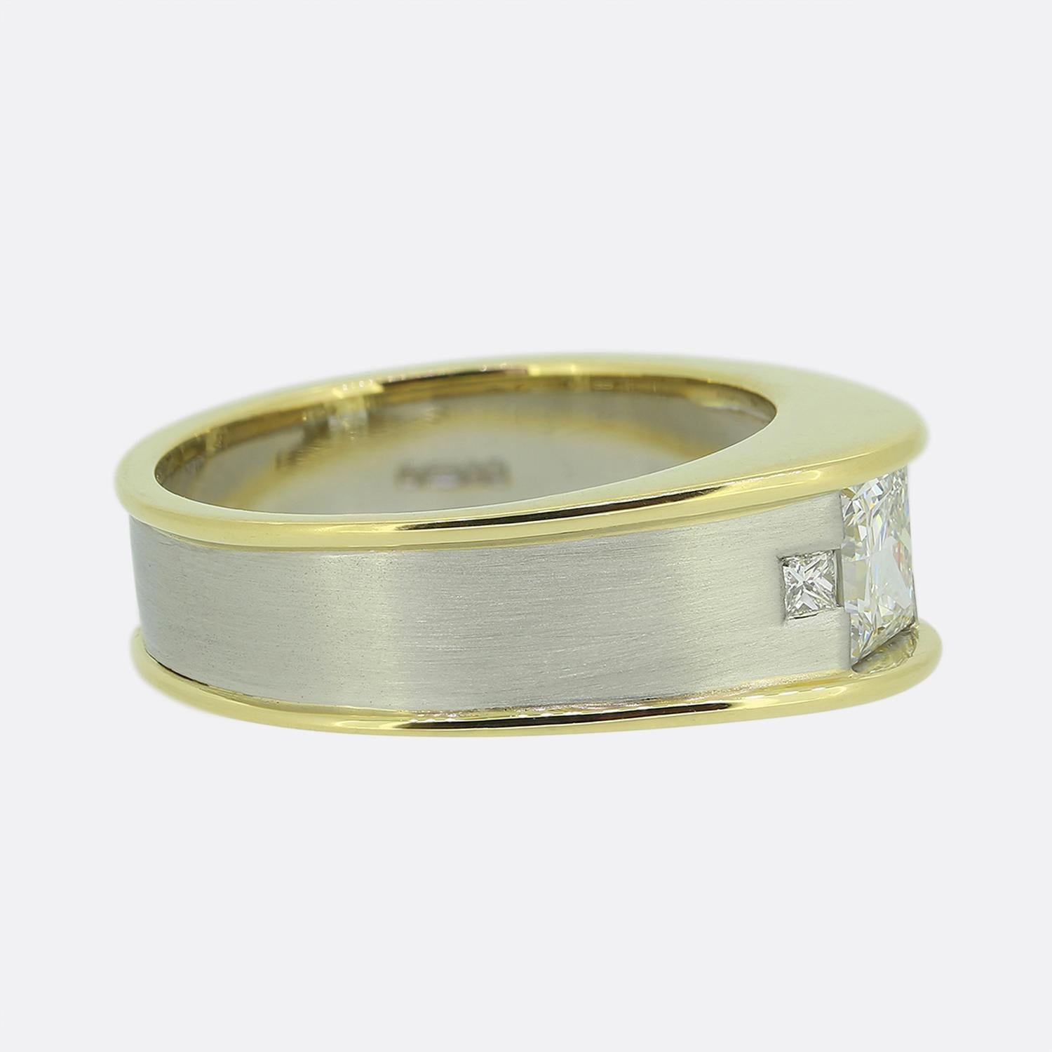Boodles Princess Cut Diamond Ring In Good Condition For Sale In London, GB