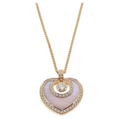 Collana con ciondolo Boodles Sophie in diamanti e madreperla