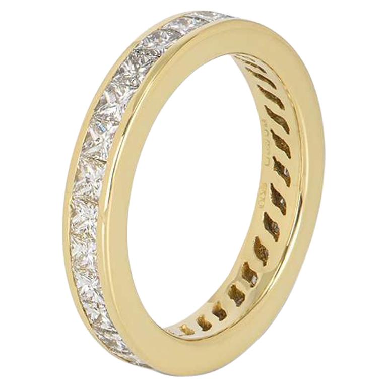 Boodles Yellow Gold Diamond Full Eternity Ring For Sale