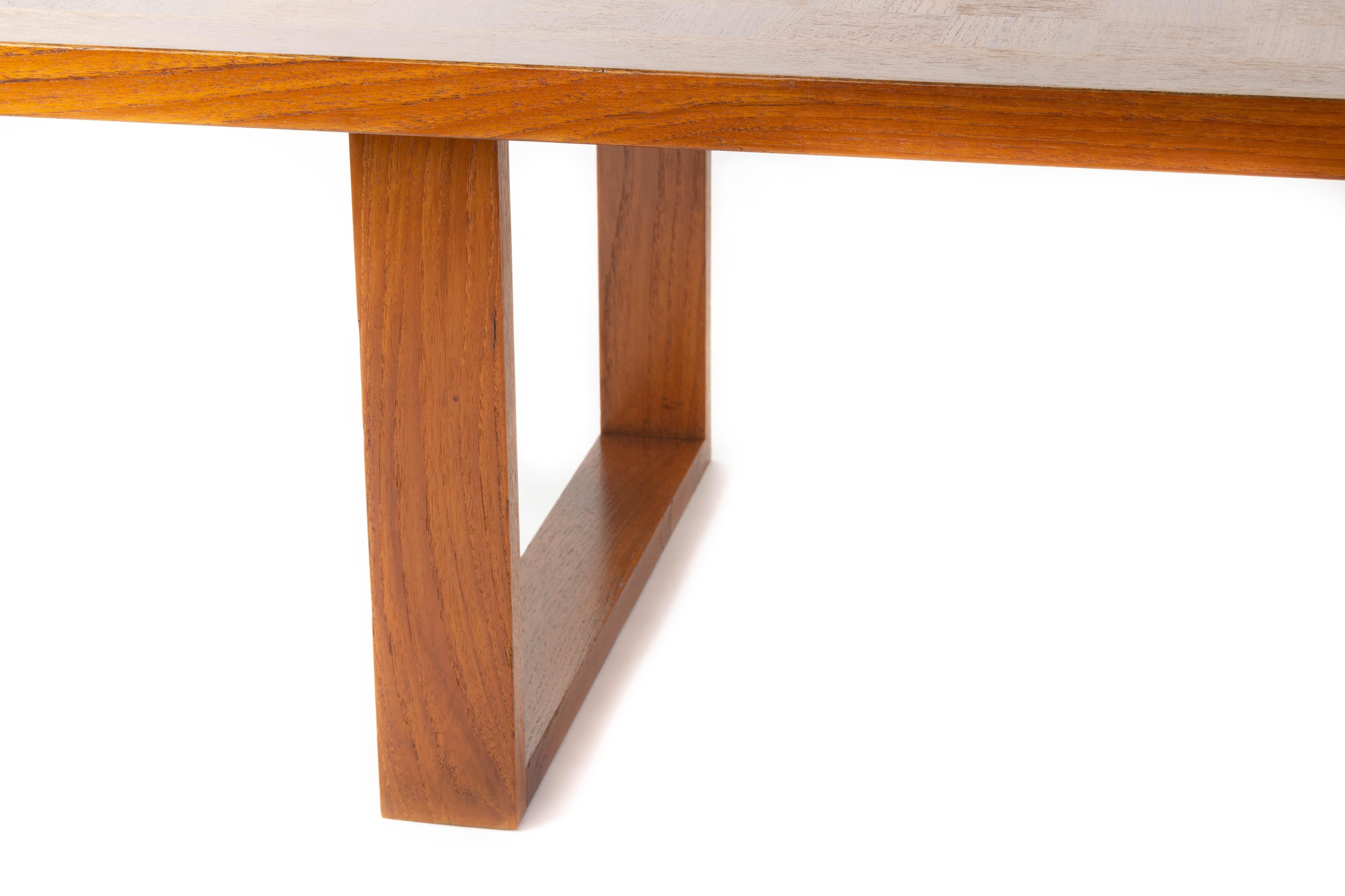 Boogie Woogie Large Teak Coffe Table by Poul Cadovius for Cado, Denmark, 1960 4