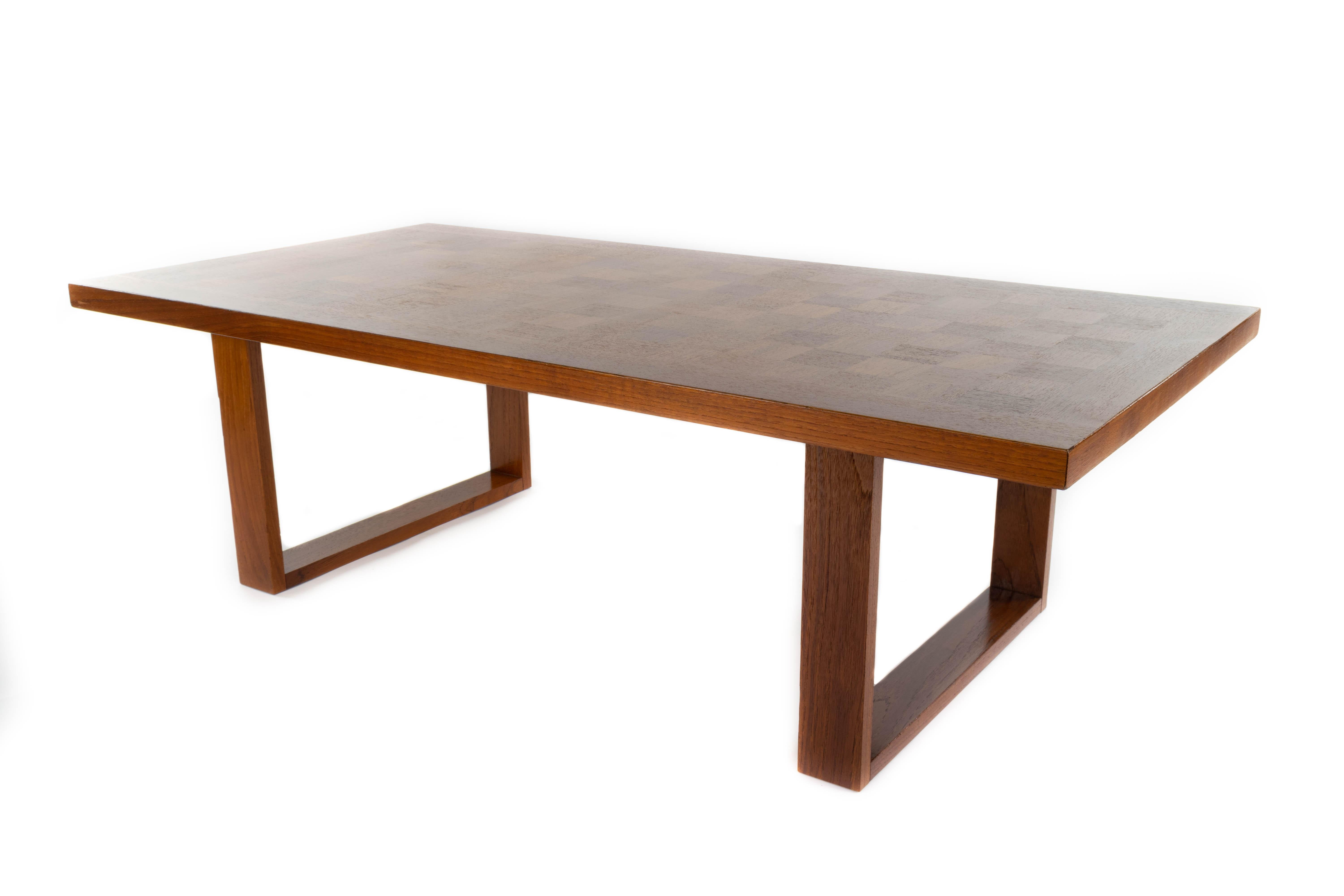 Boogie Woogie Large Teak Coffe Table by Poul Cadovius for Cado, Denmark, 1960 In Good Condition In Escalona, Toledo
