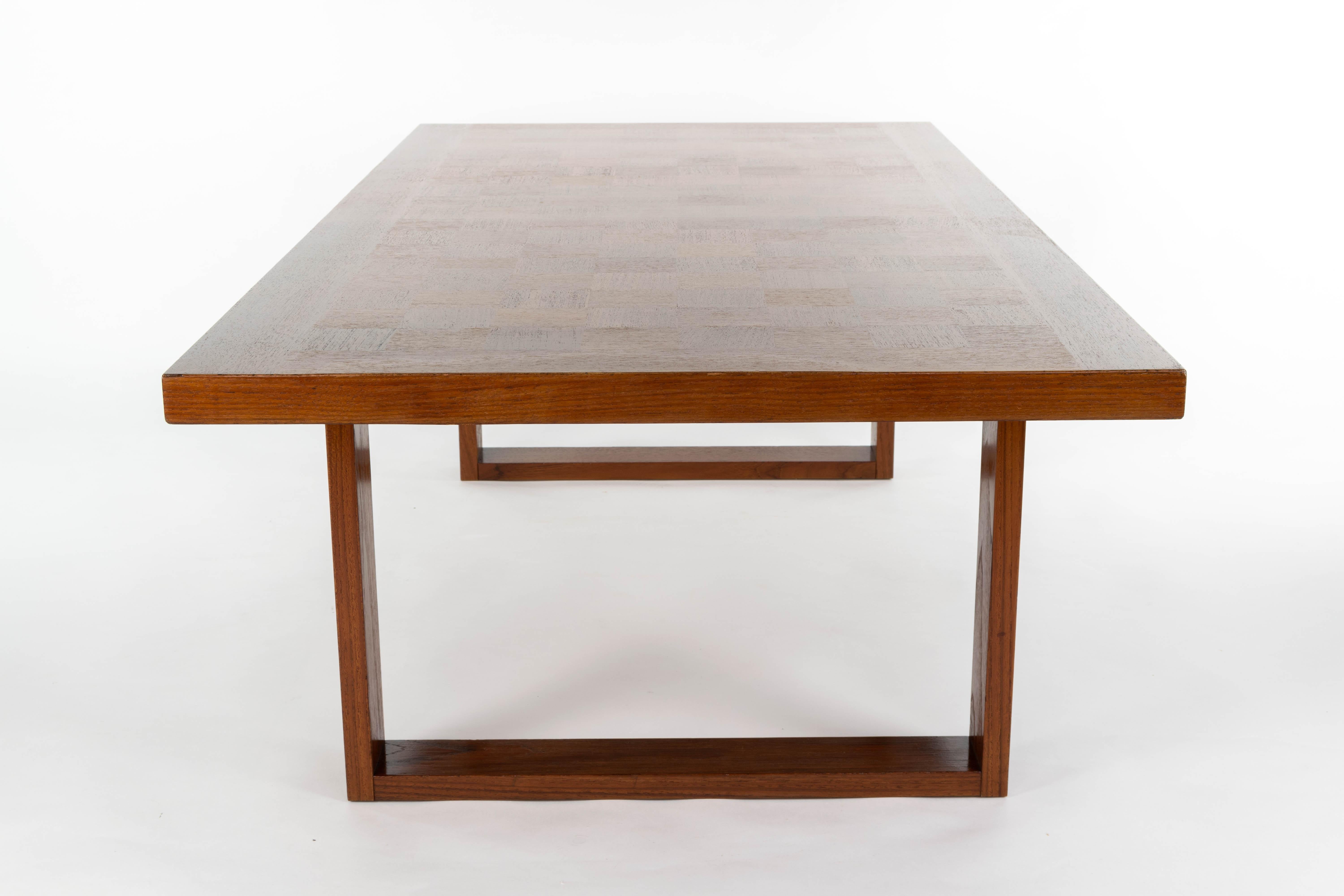Boogie Woogie Large Teak Coffe Table by Poul Cadovius for Cado, Denmark, 1960 3