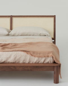 Booham Bed by Daniel Boddam, Walnut (Queen)