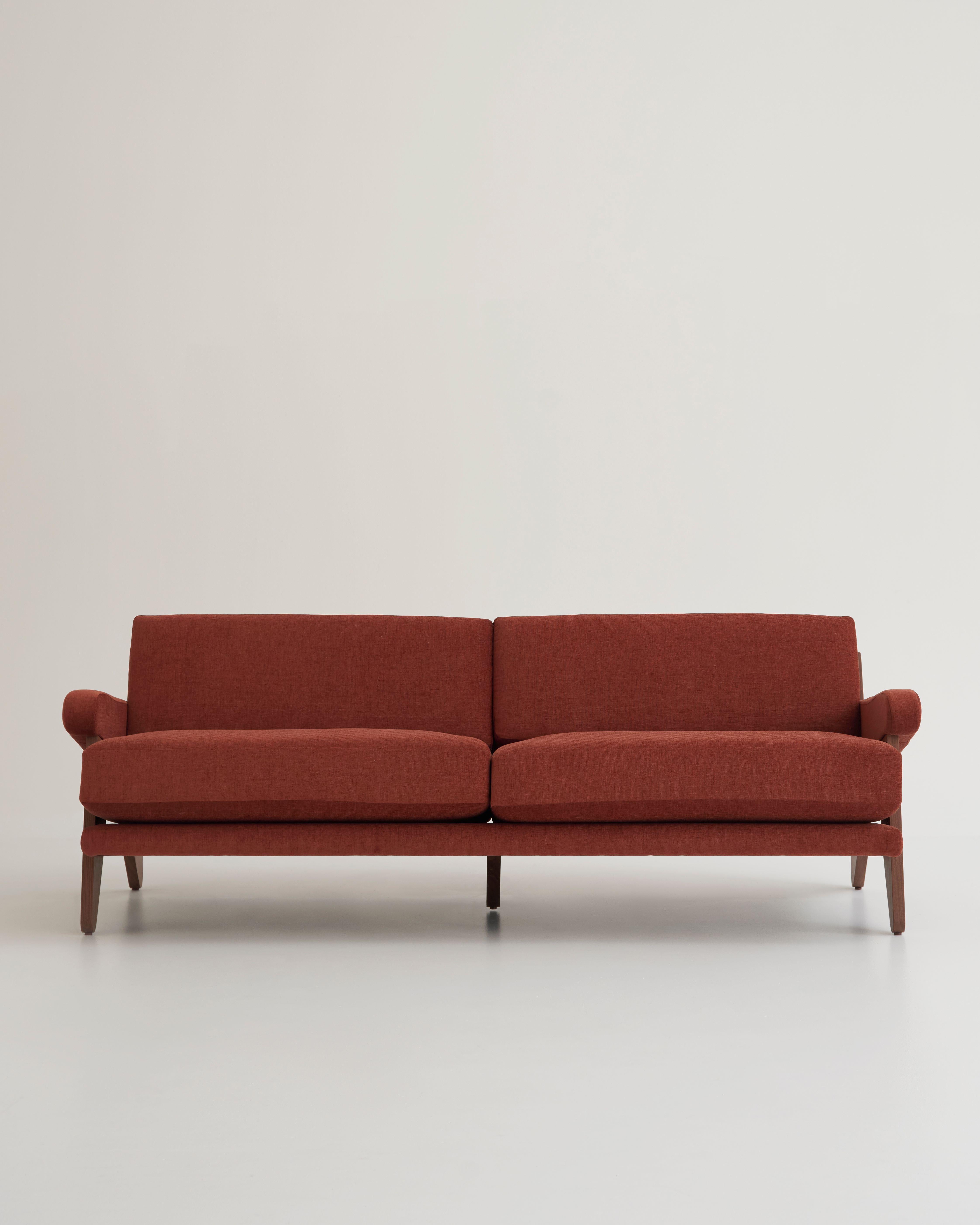 The Booham double sofa by Daniel Boddam Studio, is a design that marries modernist influences with Boddam’s signature Australian sensibility.

A testament to simplicity and elegance, the growing Booham Collection is inspired by a lifetime of