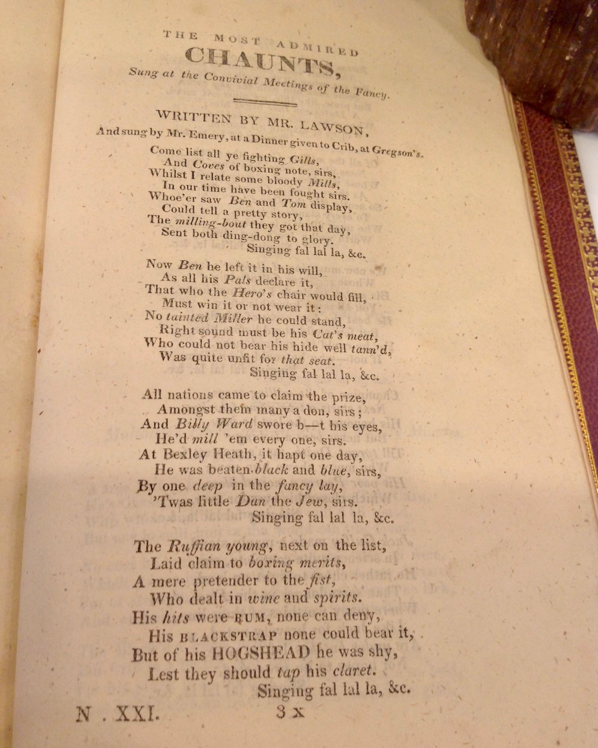 Book, A Fine Binding Boxiana, London, 1812 For Sale 2