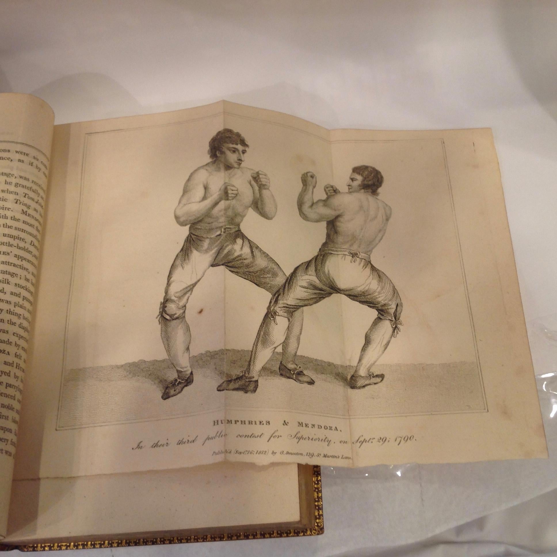 Book, A Fine Binding Boxiana, London, 1812 For Sale 4