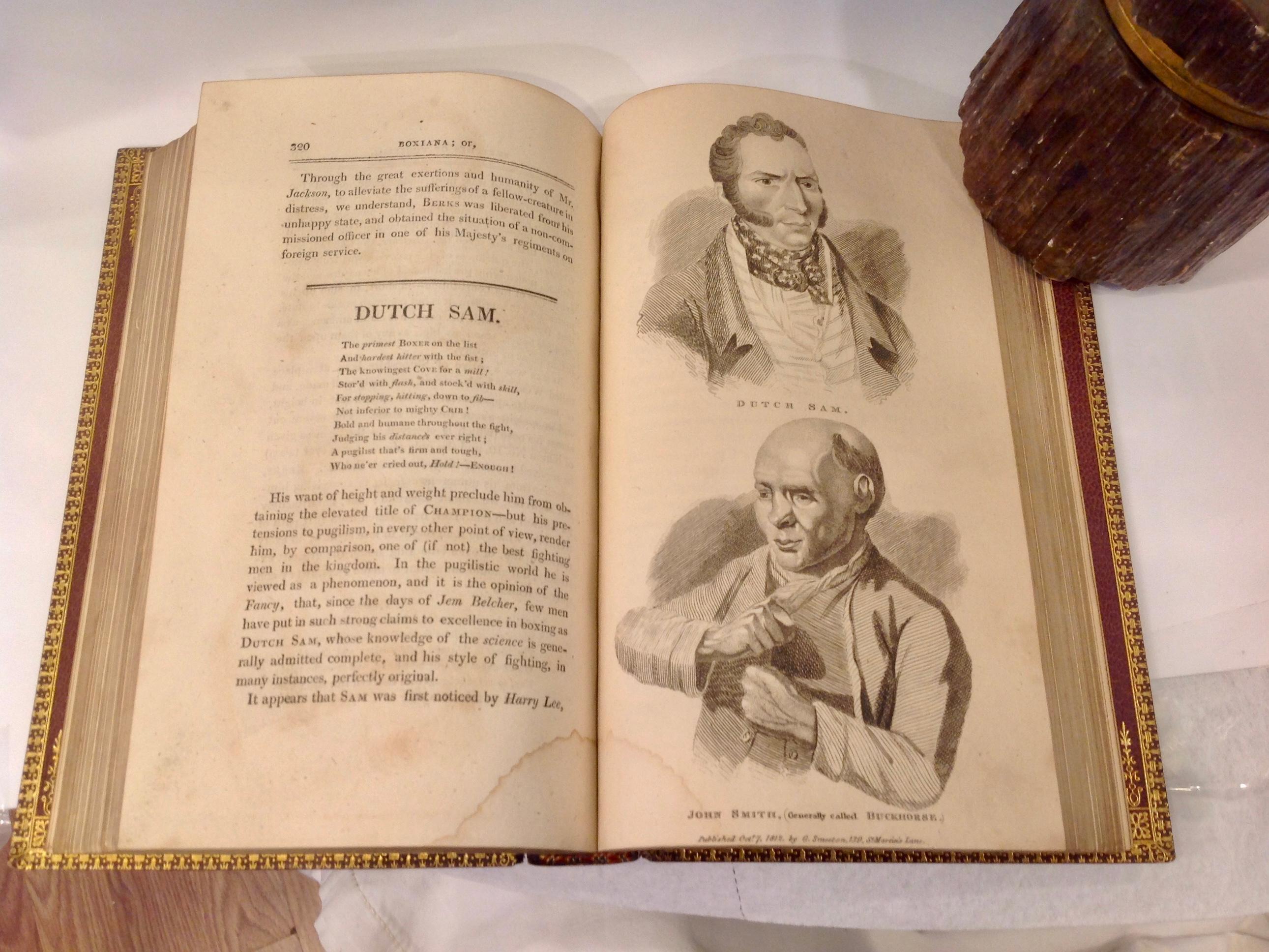Book, A Fine Binding Boxiana, London, 1812 For Sale 7