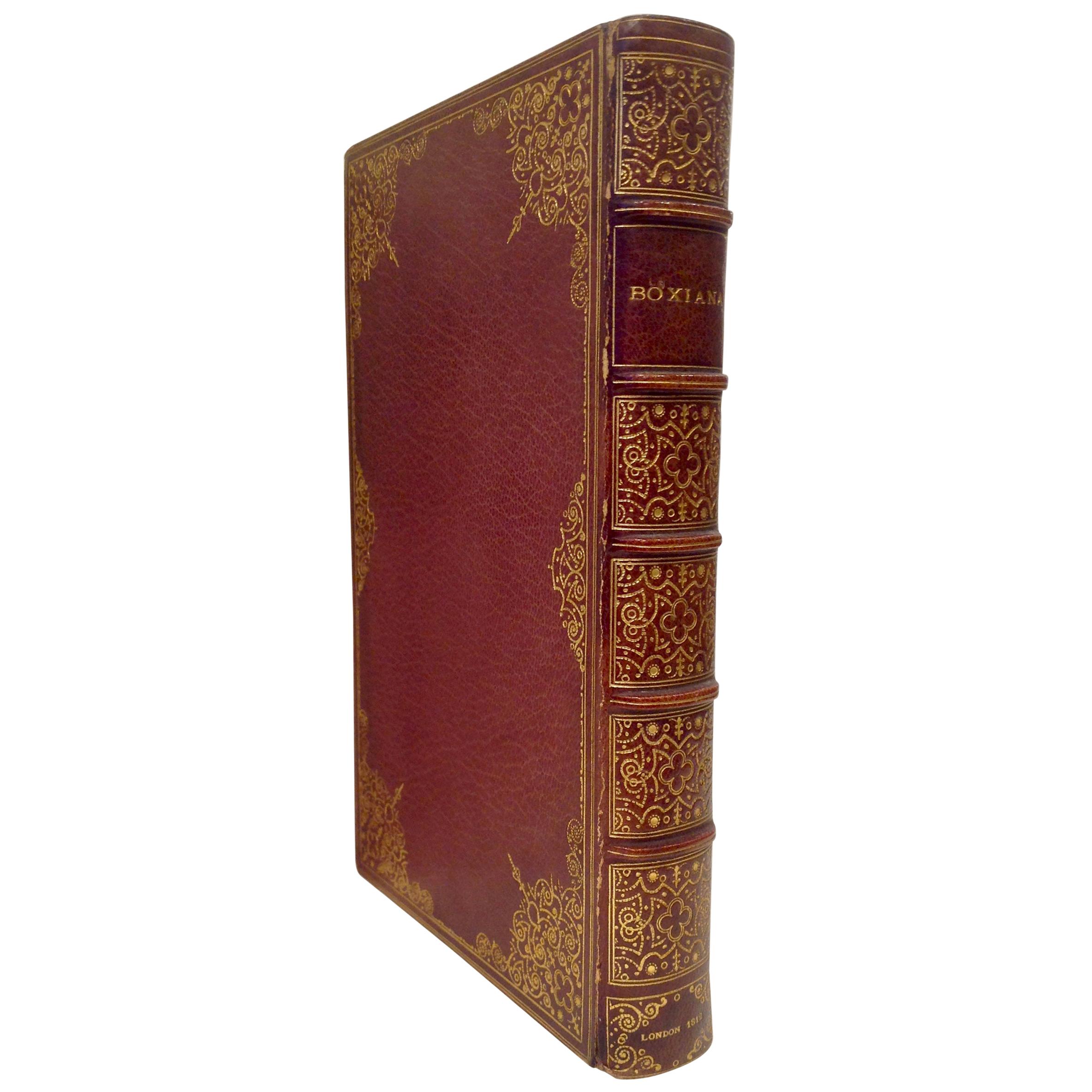 Livre, une belle reliure Boxiana, Londres, 1812