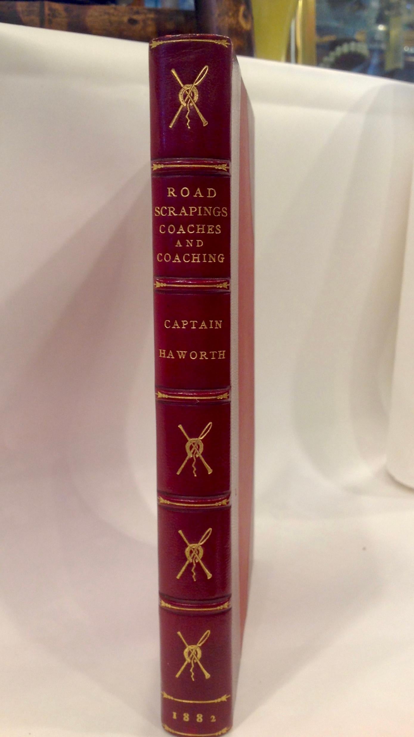 London, 1882, illustrated. Fine tooled leather with exterior.
The illustrations are colored.