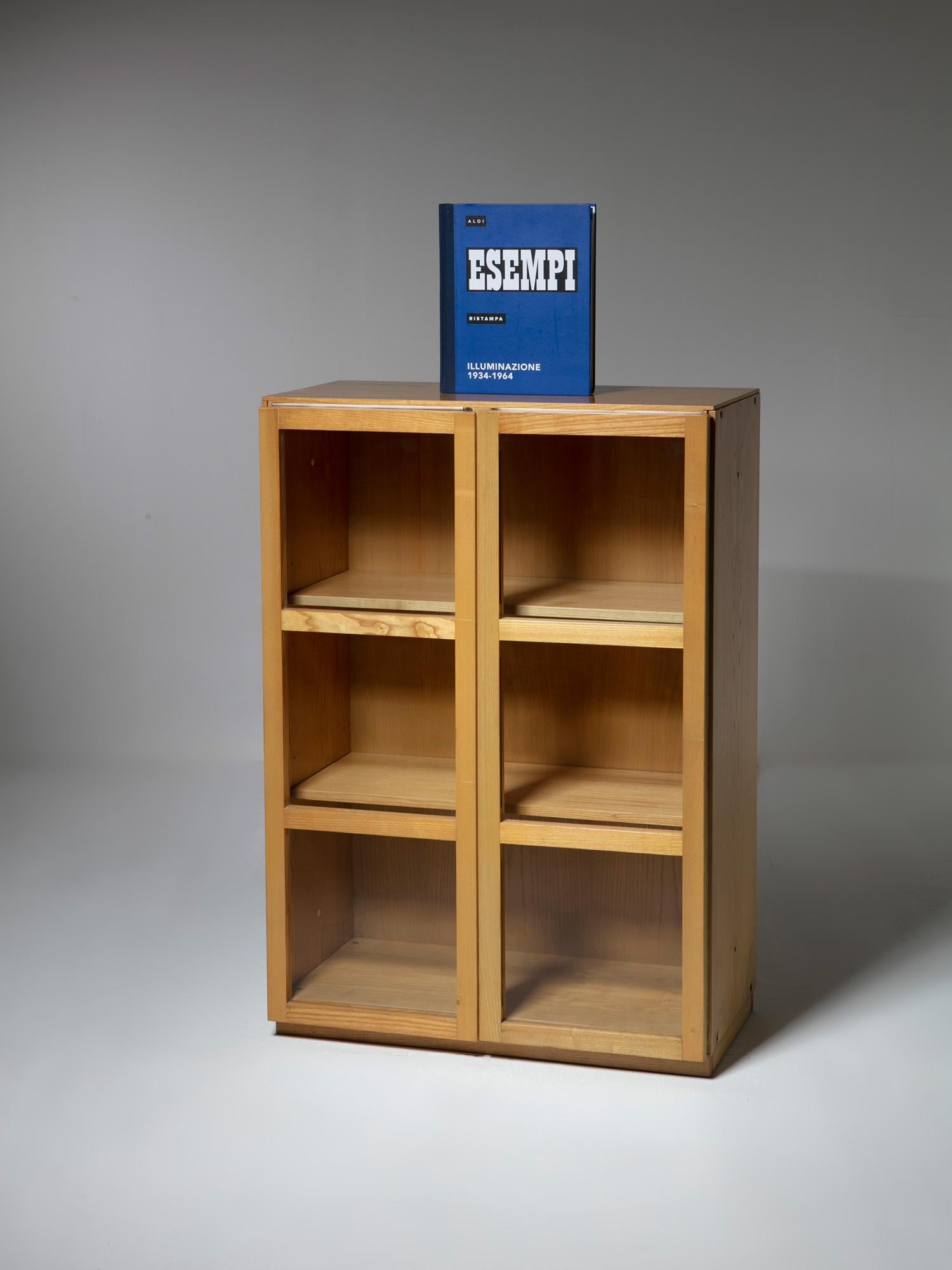 Verre Armoires de rangement « Book » de Titti Fabiani pour Ideal Form Team, Italie, années 1960