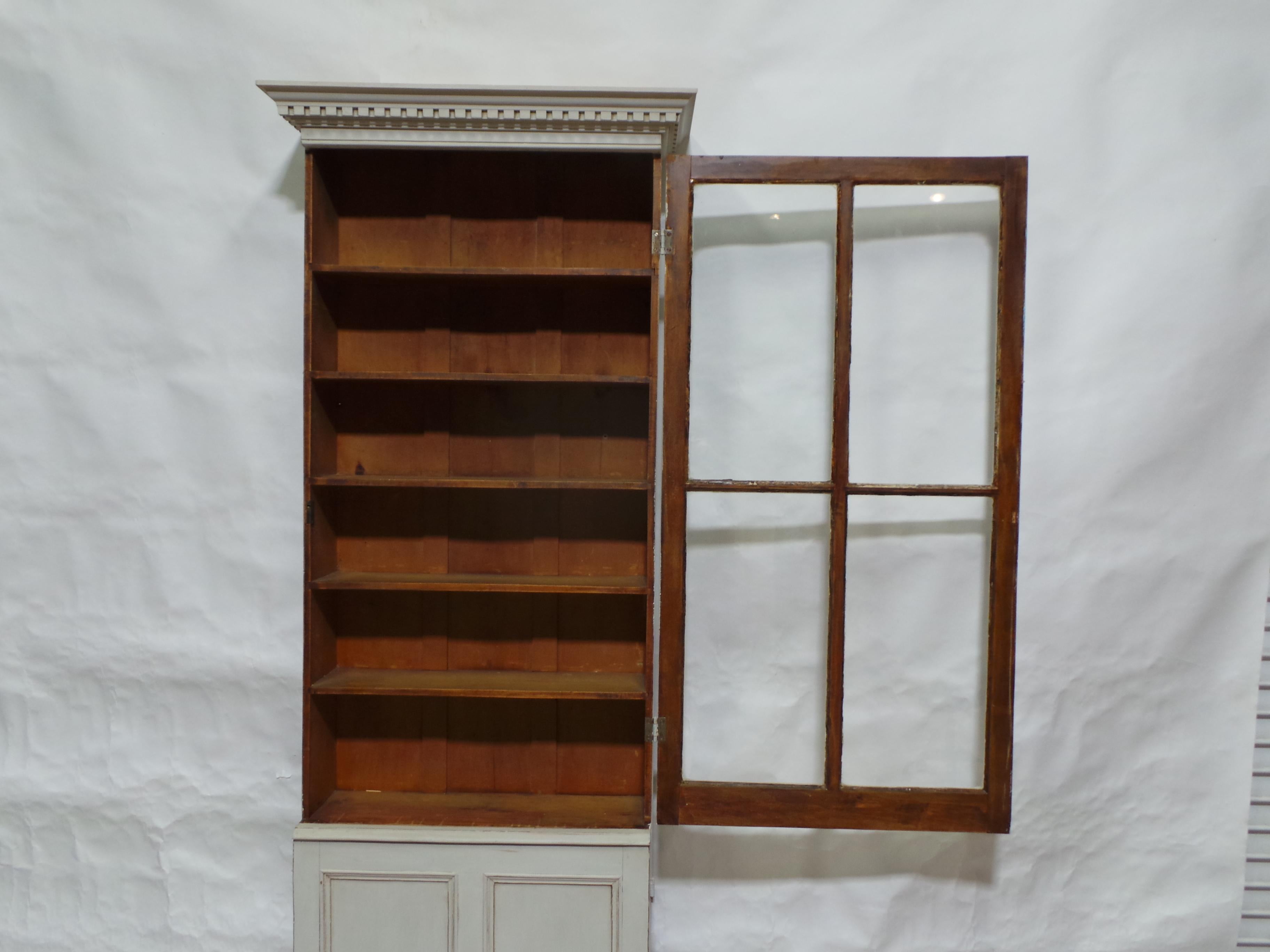 Pine Book Case Swedish Gustavian Style