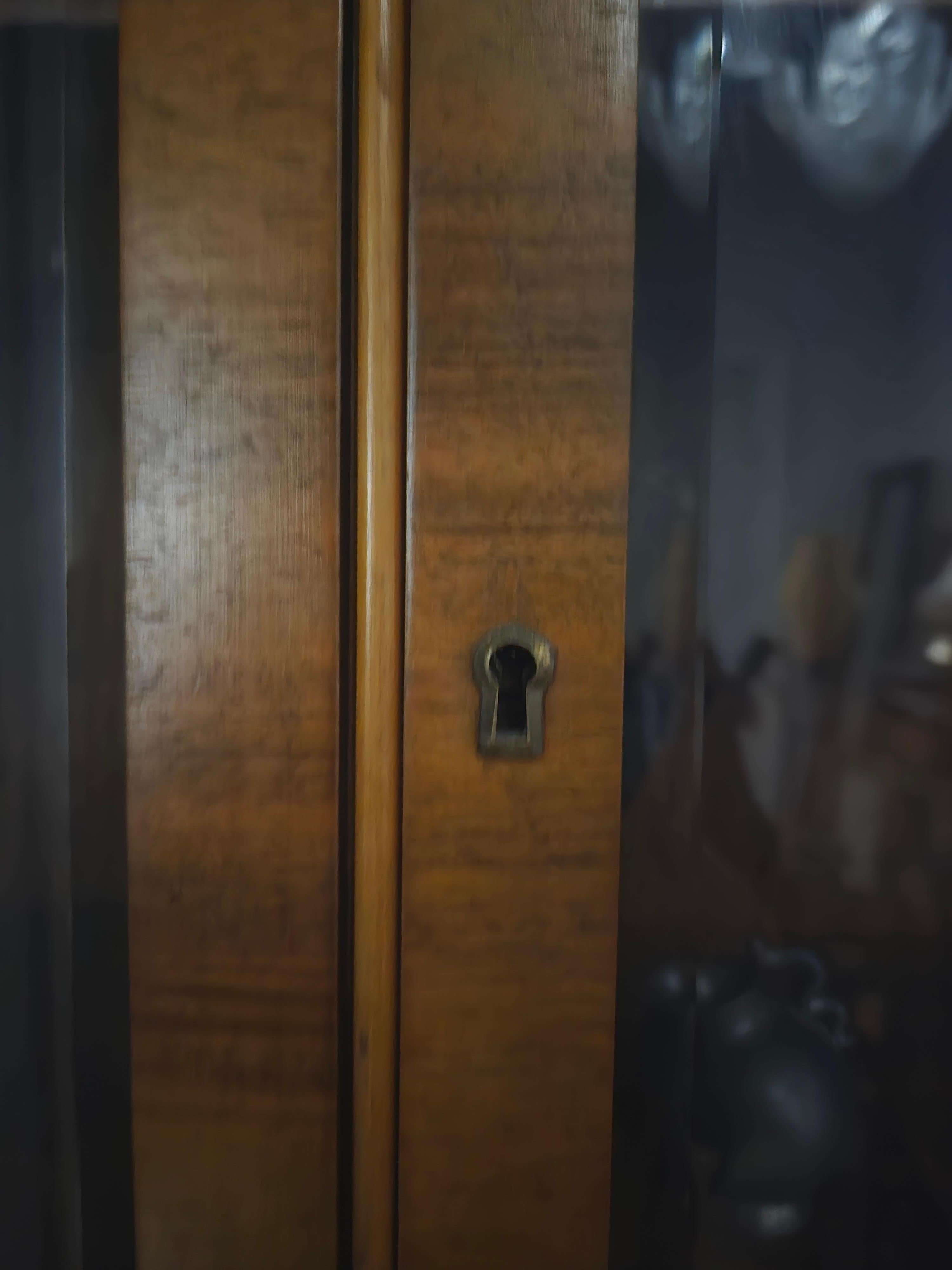 Librerie / vetrine in noce di Brumax, Germania anni '30 in vendita 6