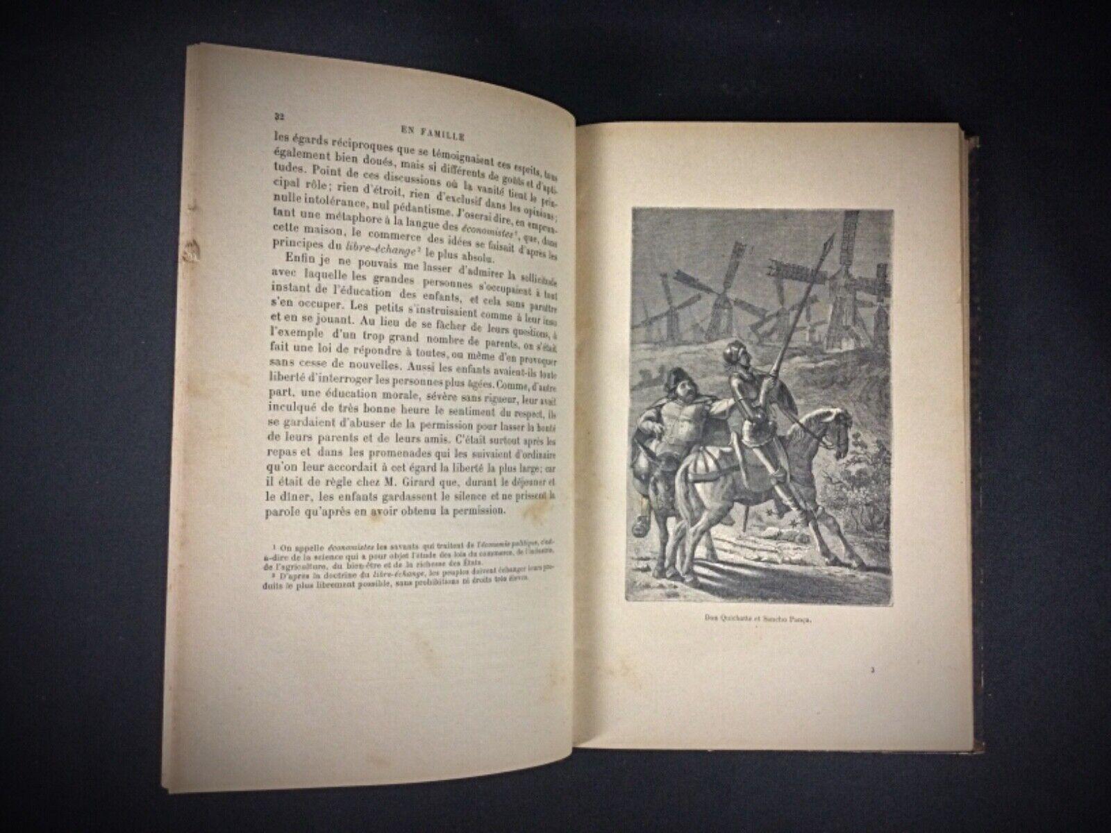 Buch im Französischen Stil: En Famille von Victor Coupin - 2Y97 (Empire) im Angebot