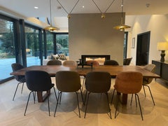Book-Matched Rippled English Walnut Table by Jonathan Field