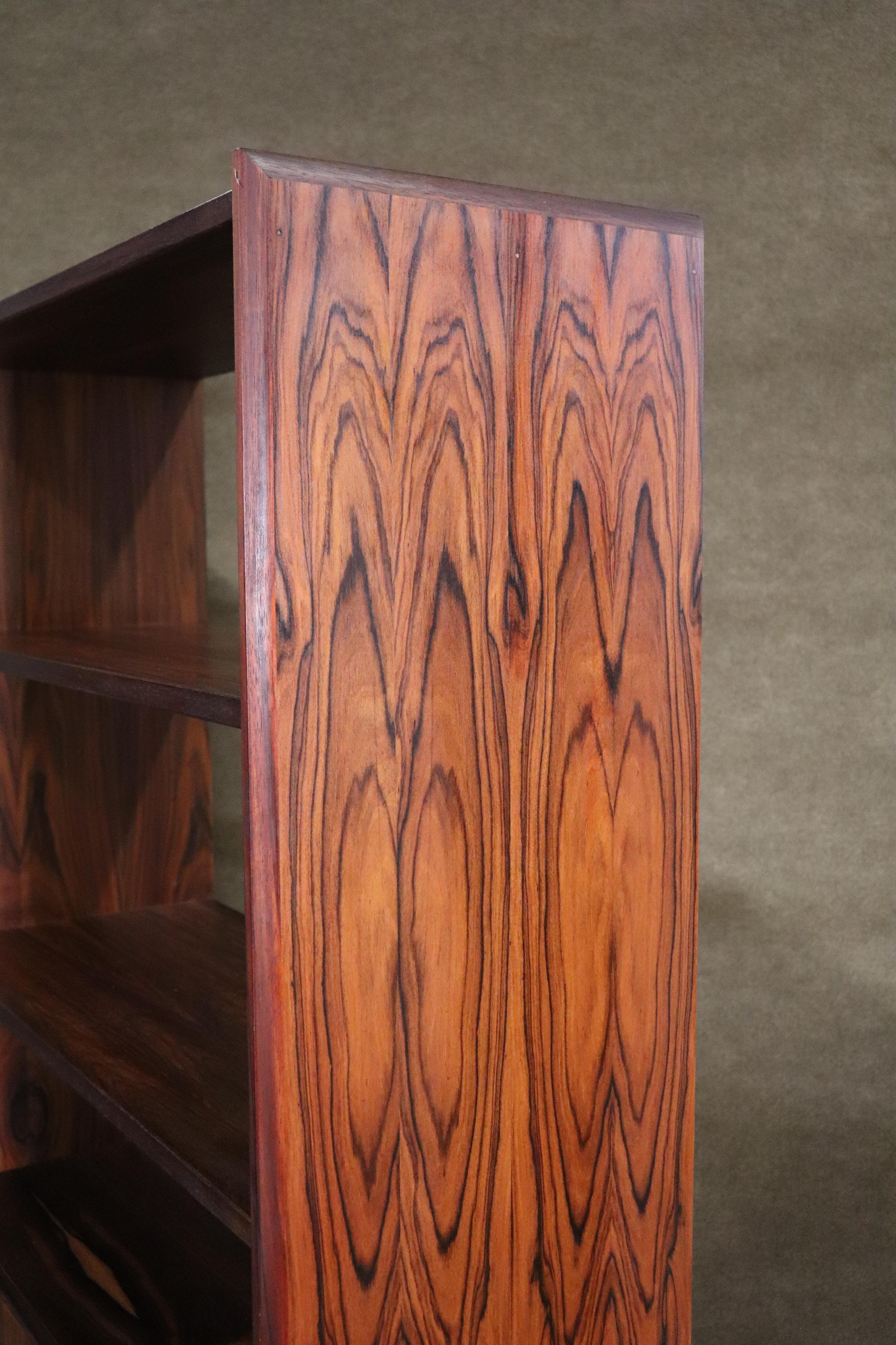20th Century Book Matched Rosewood Room Divider