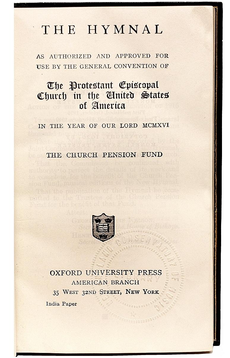 Early 20th Century Book of Common Prayer / Hymnal, 2 Vols., Elaboratly Leather Bound by Grabau