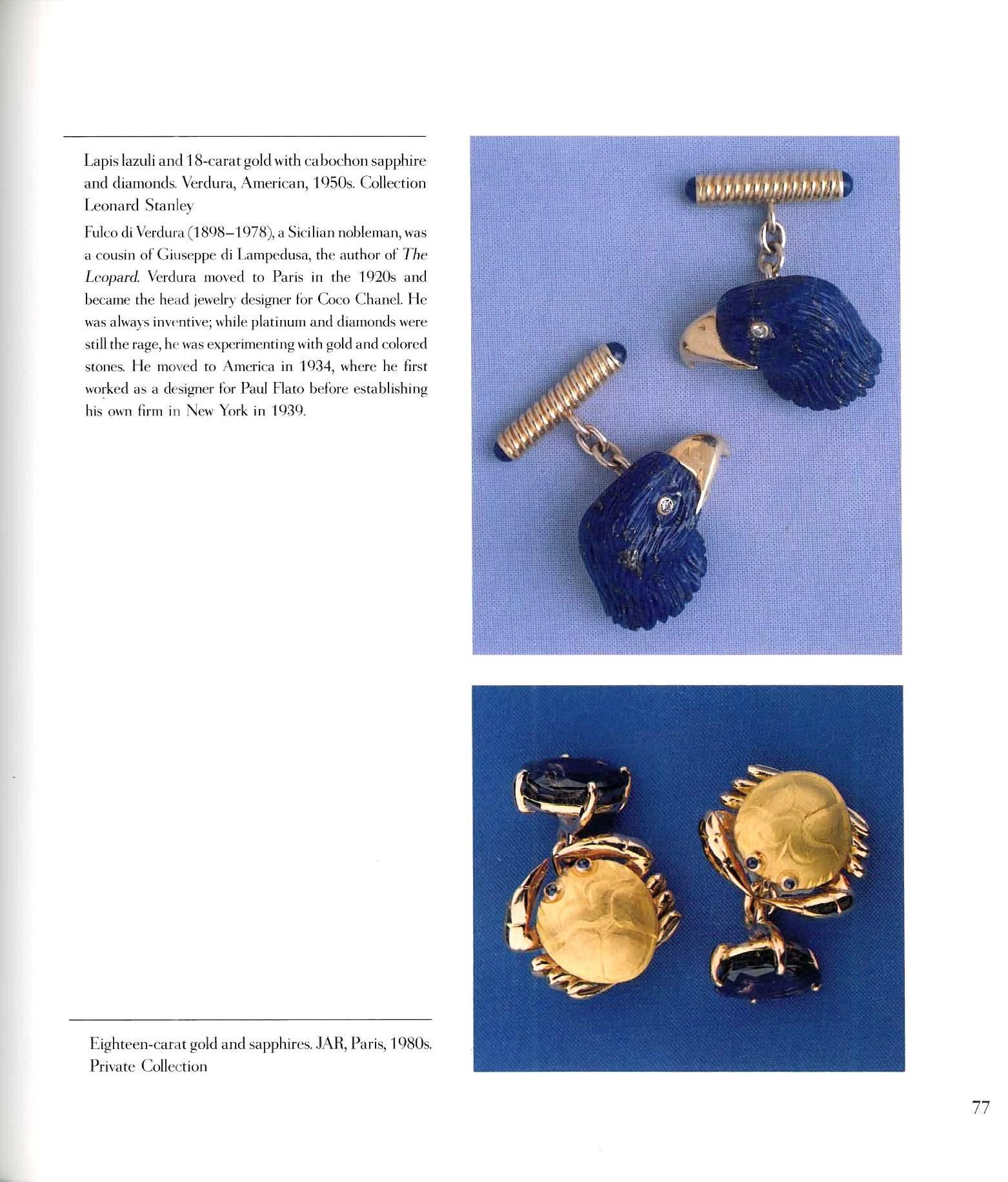 Cuff Links By Susan Jonas & Marilyn Nissenson (Book) For Sale 2